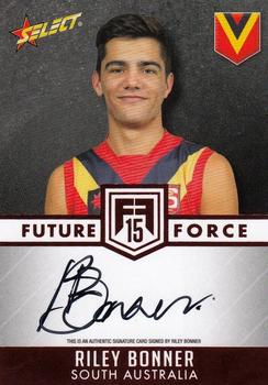 2015 Select Future Force - Red Signatures #FFRS8 Riley Bonner Front